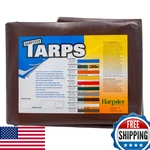 Tarpsdirect Super Heavy Duty Brown Tarp 8 Oz. 12x30 Br12x30. Fixed Price $189.53.