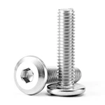 Niulunbao M6-1.0 X 65mm Flat Round Head Hex Socket Cap Screws Bolts, Furnitur.... Fixed Price $14.09.