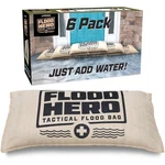 Flood Hero 2 X 1 Ft Water Activated Sandbags - 6 Pack Bag Barriers. Fixed Price $50.10.