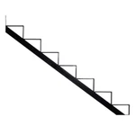 Pylex Outdoor 7-steps Stair Stringer 7-1/2" X 10-1/4" Powder Coated Steel Black. Fixed Price $99.30.