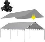 10 X 20 Ft Carport Replacement Canopy Cover Garage Top Tent Shelter Tarp Us. Fixed Price $34.99.