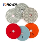 Ydrown 3-step Diamond Polishing Pads 4-inch Stone Abrasive Wheels (wet Use). Fixed Price $23.74.