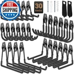 Youthzeal 30 Pack Heavy Duty Steel Garage Wall Mount Hooks W/ Anti-slip Coating. Fixed Price $67.49.