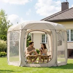 Porayhut Pop Up Bubble Tent Screen House 10 X10 Large Camping Large, Beige. Fixed Price $277.74.