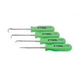 K-tool 70075 4-pc Mini Pick Set In Neon Green. Fixed Price $19.08.