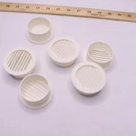 (6-pk) Master Flow Round Circular Wall Vent Plastic White 2". Fixed Price $7.37.