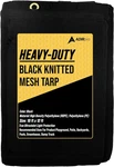 Heavy Duty Knitted Mesh Tarp - 10x12ft Black Shade With Grommets For Playgr. Fixed Price $69.55.