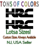 Two Honda Hrc Die Cut Vinyl Decals Cr Cbr Xr Xl Trx. Fixed Price $21.99.