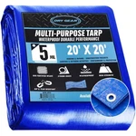 Tarps 20x20 Blue Tarp Waterproof 5 Mil Thick Tarpaulin Outdoor Cover - Mult.... Fixed Price $55.07.