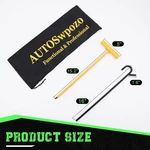 Autoswpozo 5th Wheel Pin Puller, 32" Solid Steel Chrome Plated 1-pack. Fixed Price $25.00.