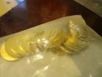 7/16" Brass Small Od Flat Washer Qty 25. Fixed Price $25.00.