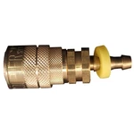 Milton 1717-4 M Style Push-on And Lock Coupler, 1/4" Hose Barb, Steel Drag. Fixed Price $17.17.