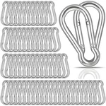 100pcs M6 2-3/8" Spring Snap Hooks Heavy Duty Carabiner Clips, 2.4" Galvanize.... Fixed Price $51.10.