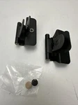 Pair Hickory P5311-bi 1/4 Overlay Double Demountable Door Hinge Black Iron. Fixed Price $8.00.