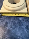 Four (4) Polyurethane 8" Polywood Cap And Base For Use With Round Wood Column. Fixed Price $49.99.