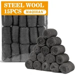 Maqihan Steel Wool Pads 0000 15pcs - Roll Glass Wood. Fixed Price $15.64.