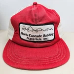 Vintage Usa Made North Cascade Building Materials Patch Trucker Hat Snapback Cap. Fixed Price $17.00.