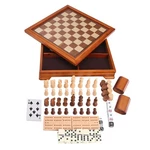 Gse Games & Sports Expert 12 X 2.75 Inches, Deluxe 7-in-1 Game Set. Fixed Price $70.99.