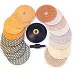5 Inch Diamond Polishing Pads Wet/dry Granite Marble Stone Quartz Concrete 18pc. Fixed Price $41.00.