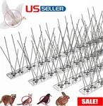 4 Bird Spikes For Small Birds Pigeons 10 Feet /12strips Anti Fence Spike. Fixed Price $13.98.