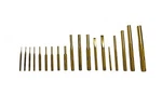 Mayhew 67019 - 19 Pc Brass Punch & Scraper Set 1ea. Fixed Price $267.31.