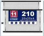 2 Pack 210 Replacement Air Filter, Merv 11,actual Size: 20.47"x25.6"x3.94", N.... Fixed Price $54.99.