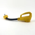 Camco 55165 Power Grip Dogbone 15 Amp Male / 30 Female Adapter - 12". Fixed Price $9.99.