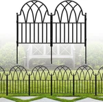 Garden Fence - 24 In(h) X 10.56ft(l) Arched Metal Panel No Dig Fence, G.... Fixed Price $37.70.