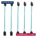 Adcaudx 5pack Sata Iii Cable:8 Inch Short-sata Cable Thin 0.2m, Straight Flexibl. Fixed Price $17.18.