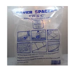Paver Spacer 4mm - 5/32" Transparent 50 Pieces Per Bag. Fixed Price $25.80.