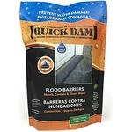 Quick Dam Qd65-1 Water-activated Flood Barrier-5 Feet-1/pack, 5-ft, Black. Fixed Price $28.77.