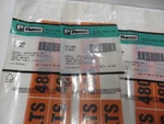 All Panduit Pcv-240 Pcv-480 Pcv-120 Black & Orange Voltage Cable Marker Card. Fixed Price $40.00.