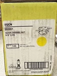 New Box Of 100 Erico 5qcn Nvent Caddy Rod Lock Spring Steel Strut Nut 5/16". Fixed Price $79.95.