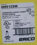 Erico Caddy, 6m912sm, Combination Conduit Hanger. Box Of 100. Fast Shipping!!!. Fixed Price $49.17.