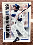 2000 Fleer Impact Mighty Fine In '99 Chuck Knoblauch #12mf. Fixed Price $1.70.