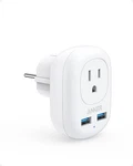 Anker European Travel Powerextend Usb Plug Power Adapter A9211 - White. Fixed Price $16.13.