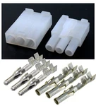 Molex (3 Circuits) Power Connector W/14-20 Awg 3.60 Dia,.093" Pins W/lock (2set). Fixed Price $8.86.