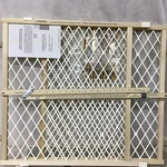 Toddleroo By North States - Diamond Mesh Wooden Baby Gate: Opening Is 26 To 42. Fixed Price $15.96.