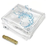 Lcyfbe 8x16 Feet Clear Waterproof Tarp, 8' X 16' 2.4 4.8m ,. Fixed Price $110.86.