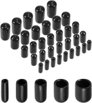 Uxcell 50pcs Round Rubber End Caps 1/8" 3/16" 1/4" 5/16" 3/8" Black Vinyl Cover. Fixed Price $12.05.