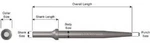 Ajax Tool Works Ajxa1123 Pneumatic Bit, Valve Guide Driver, 11/32" Pilot, .401 S. Fixed Price $29.49.