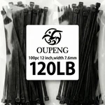 Zip Ties 12 Inch Heavy Duty Cable With 120 Pounds Tensile Strength&. Fixed Price $13.07.
