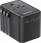 Universal Travel Adapter Worldwide With 3 Usb C And 2 A Ports Macrae. Fixed Price $15.99.