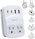 Ceptics World Travel Adapter Kit 2 Usba, Usbc Us Outlets, 20w/qc 18w Power De.... Fixed Price $81.54.