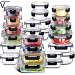 Nestl 48pc (24 Airtight, Freezer Safe Food Storage Containers And 24 Lids) V. Fixed Price $68.00.