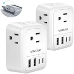 2 Pack European Travel Plug Adapter, Foldable International Adapter With. Fixed Price $23.83.