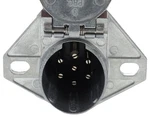 Roadpro Rp2345fsae 7-way Trailer Socket Heavy Duty Die-cast Metal Sae J560. Fixed Price $23.95.