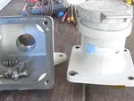 Crouse Hinds Ar631 Receptacle 60 Amp 3 Pole 3wire W/ 15 Deg Angled Mounting Box. Fixed Price $150.00.