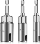 Sunjoyco 3pcs Power Wing Nut Driver Set, 1/4" Hex Shank Slot Nuts Bolt Driv. Fixed Price $19.87.
