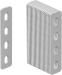 Gbgs 20 Pcs 4-1/4" Adjustable Mending Plate,slotted Flat Straight Silver. Fixed Price $33.11.